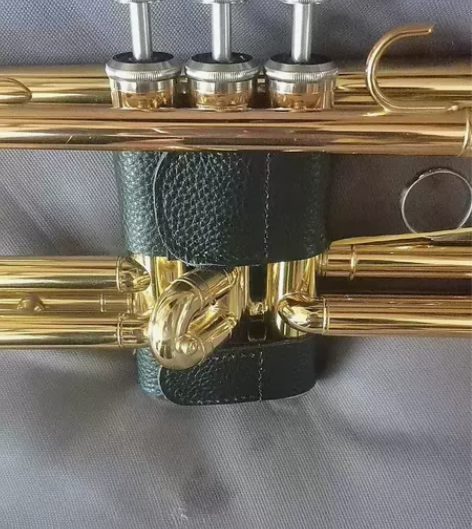 全新   羽调降b调小号乐器活塞处真皮保护...