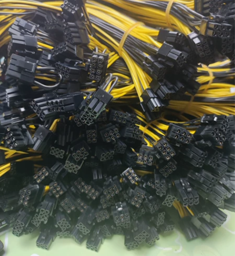 包邮6pin转双8pin电脑显卡电源线6P...