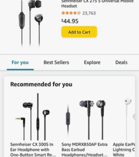 森海手机耳机,亚马逊买的,,现在50包邮出...