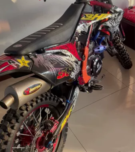 北海r6越野摩托车整车完美 爆改都是实用改...