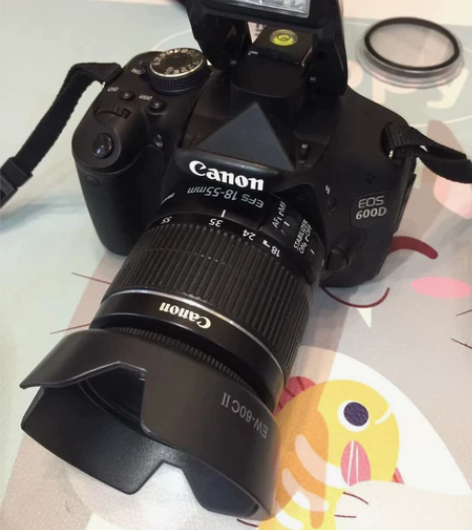 出自用佳能600d单反相机带18-55二代...