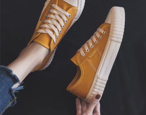 2018新款复古帆布鞋女学生韩版百搭ulz...