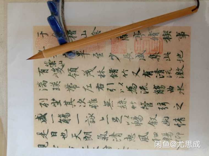 毛笔，纯狼毫，延续唐代古法，书法专业定制，...