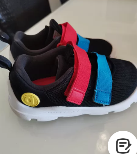 49包邮！安踏 男女婴童跑鞋码宝宝魔术贴缓...