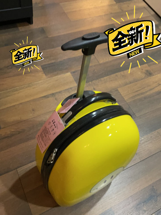 超萌儿童拉杆箱。全新未拆。三维约为39cm...