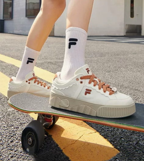 FILA FUSION斐乐潮牌女鞋板鞋20...