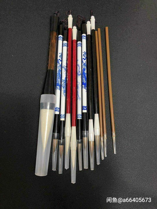 12支组合毛笔亏本走一单 美院采购的老师专...