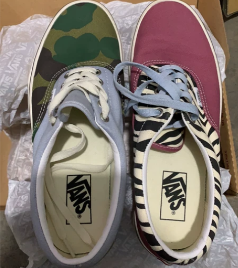 vans鸳鸯鞋 官网购入 40.5码 穿着...