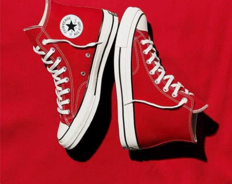 官网1970S三星标经典女鞋红色高帮男鞋帆...