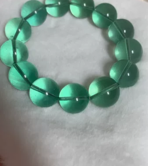 我的绿萤石最美吖 冰冰透透 超级爱 相机拍...