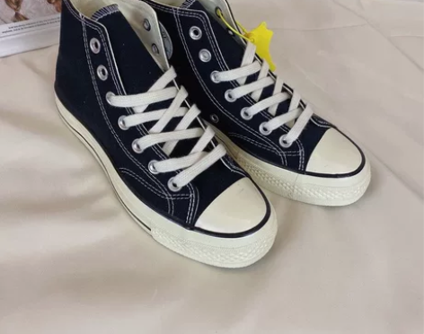 CONVERSE匡威1970s软蓝底黑色高...