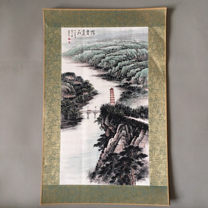 宣纸未装裱画片 实物拍摄