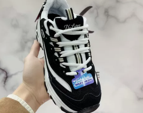 斯凯家熊猫鞋复古老爹鞋小跑鞋休闲运动鞋，天...