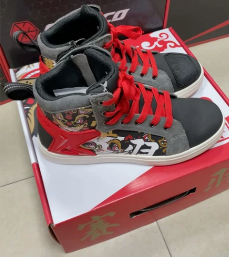 赛羽骑行鞋摩托车骑行靴机车鞋防摔靴赛车鞋子...