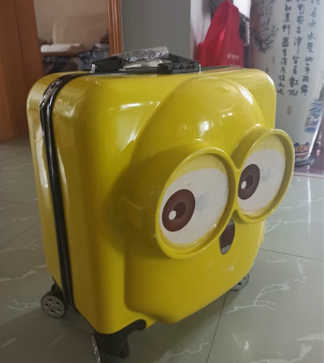 儿童拉杆箱定制卡通行李箱可坐登机箱万向轮旅...