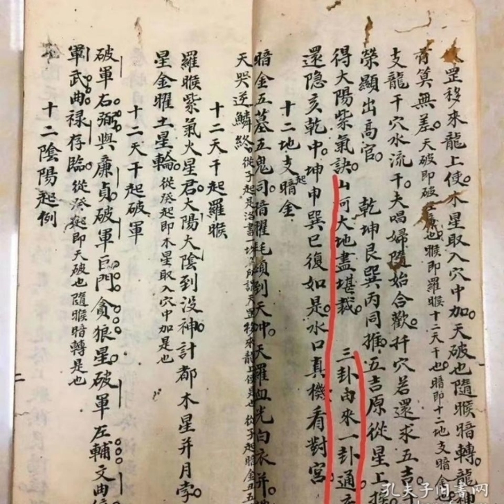 杨公天机口诀 都天宝照 夫妇龙 论禄马水 ...