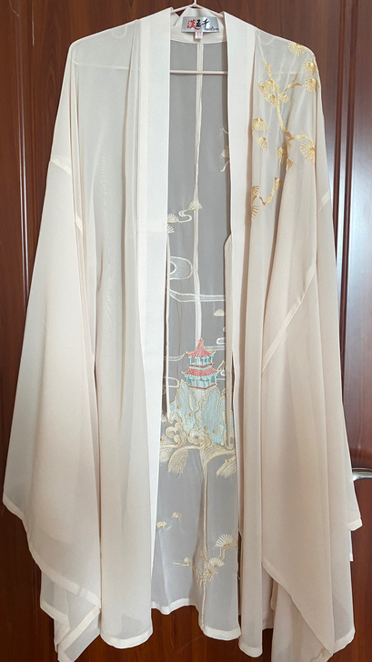 重回汉唐蓬莱大袖粉色S码