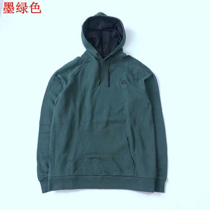 外贸纯色素色连帽卫衣