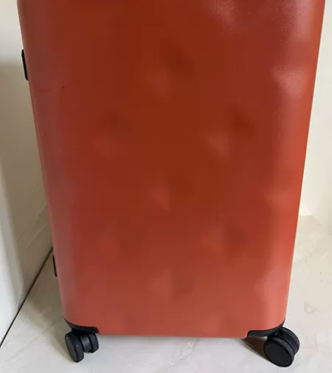 不莱玫行李箱24寸国风巧克力火炉红拉杆箱 ...