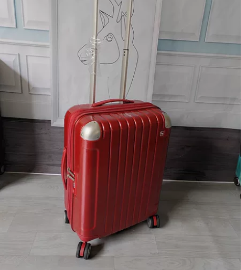 爱华仕拉链款行李箱21寸双拉链万向轮 颜色...