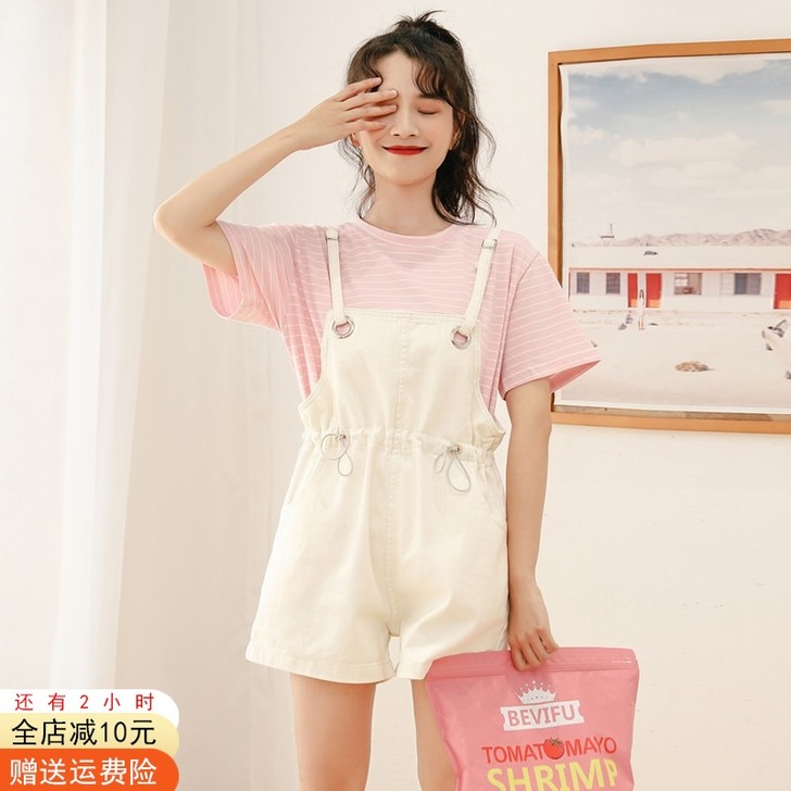 牛仔裤  背带裤  减龄可爱