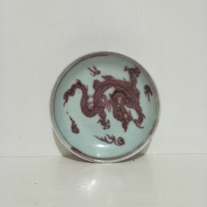 釉里红盘子 ，有缘的带走