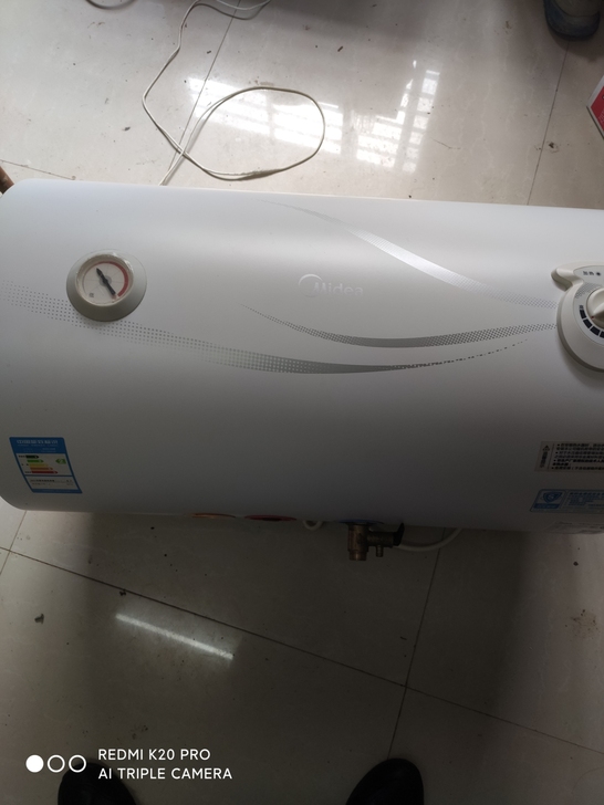 美的50升一热水器，搬家不用了，