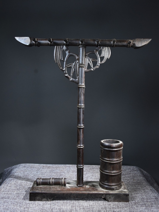 珍藏花梨木毛笔架