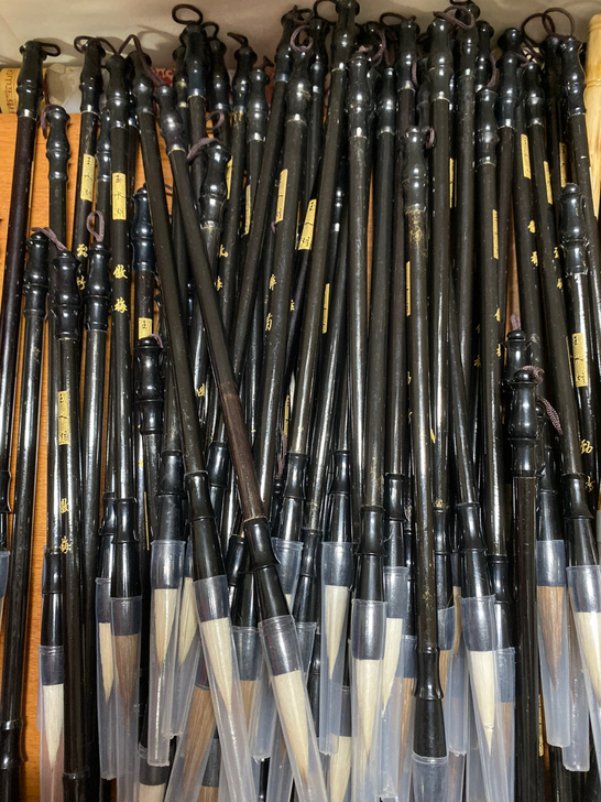 玉水湖毛笔 十支起包邮