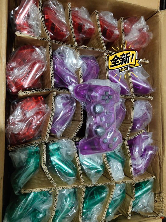 全新PS2游戏机专用无线手柄2.4g双频手柄