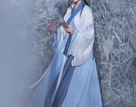 不知梦 茵卡蕾原创汉服女正品魏晋风破裙交领...