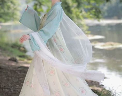 五五年原创汉服抹茶上衫 吊牌齐全，全新全新...