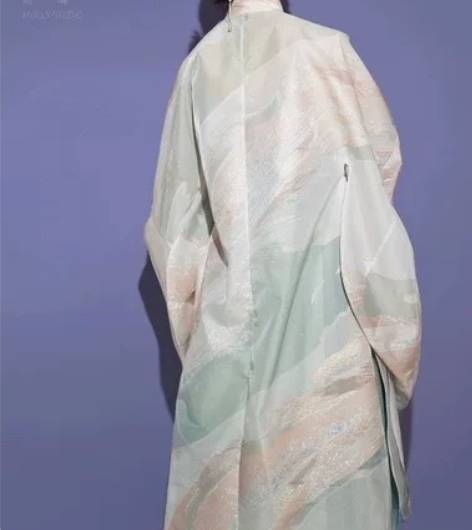 熠耀汉服白云长衫白云长比甲M 全新仅试 布...