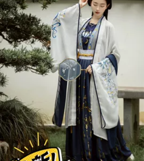 千韵岗琼华汉服 仅试穿一次,保证正品,吊牌...