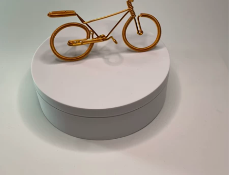 铝线手工艺品自行车 儿童礼物 模型玩具 纯...