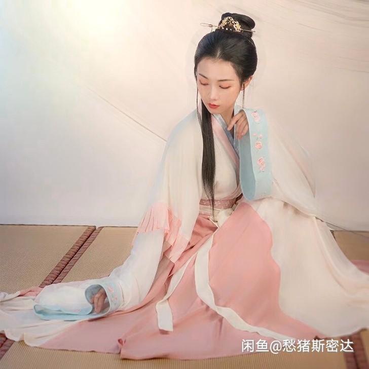 重回汉唐汉服女春夏装瑶铃非古装中国风晋制半...