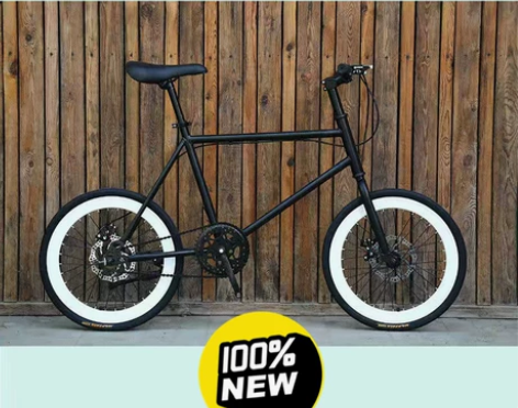 死飞自行车单车男女学生死飞倒刹碟刹20寸迷...