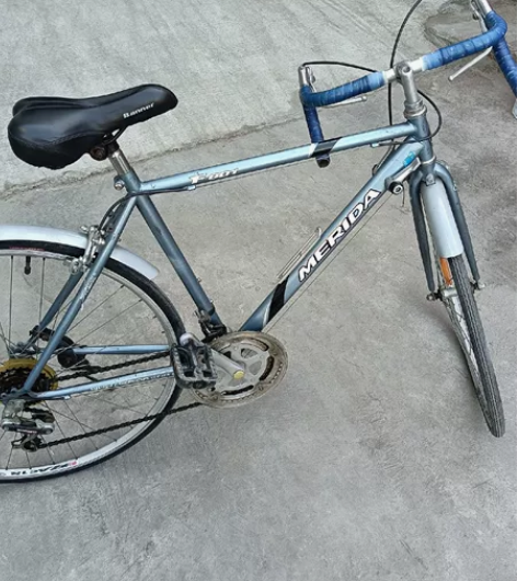 美利达f801公路自行车，12速购买年头不...