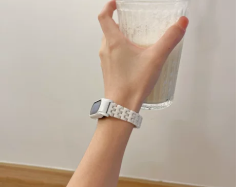 手表手环时尚陶瓷小米手环6腕带5nfc版表...