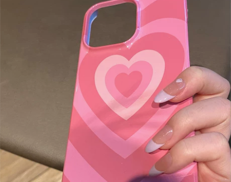 iphone12pro粉色少女爱心ins菲...