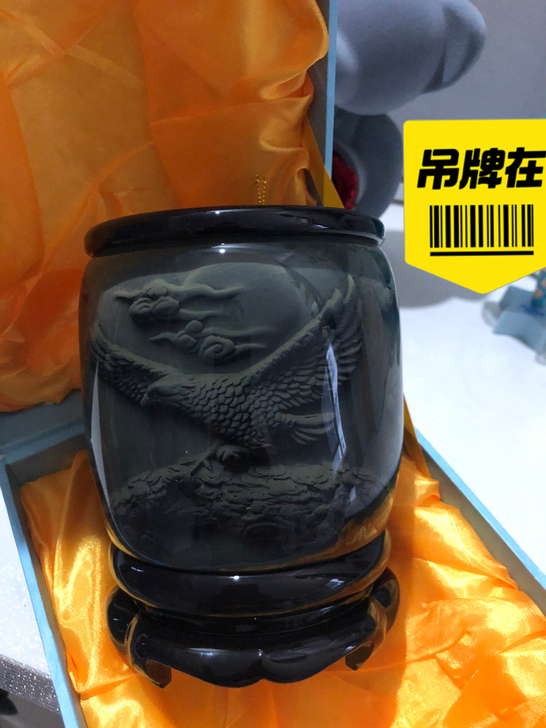 笔筒 全新 陶瓷笔筒 可旋转 大容量 大展...
