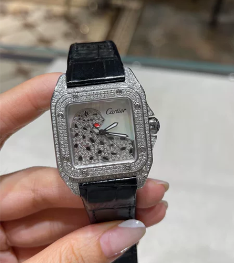 卡地亚山度士 99新 S级 Cartier...