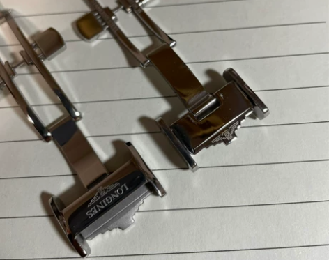 琴蝴蝶扣配件鳄鱼纹圆纹真皮表带l2名匠律雅...