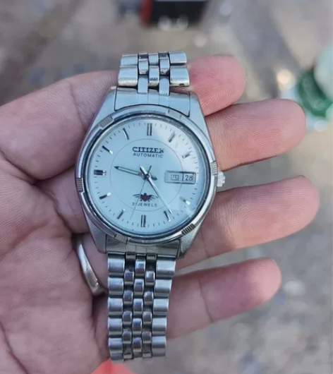 日本进口的西铁城男表，走时正常，日历星期功...
