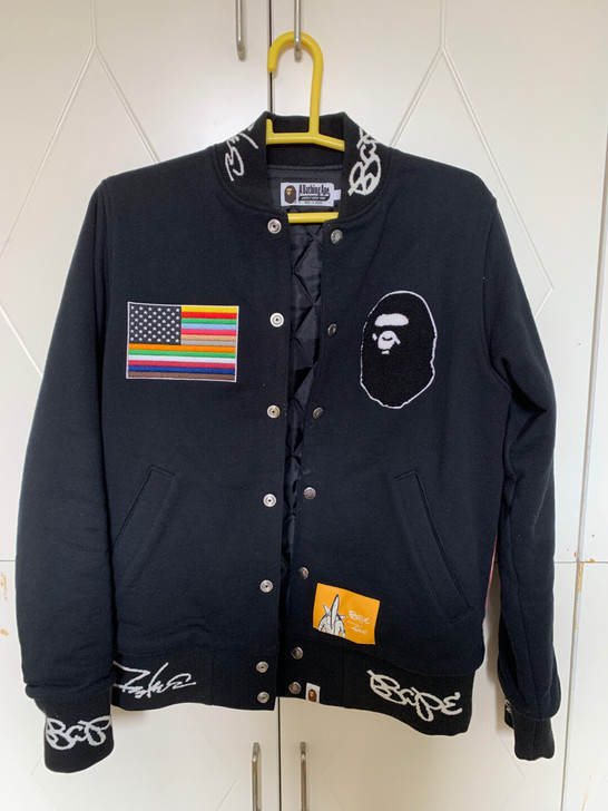 bape futura 联名 涂鸦 棒球 ...
