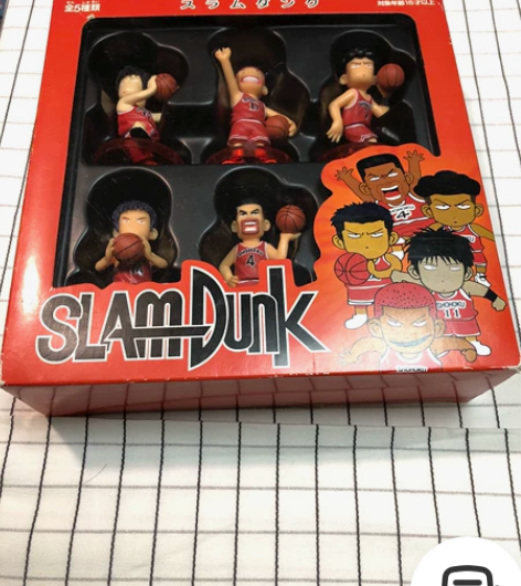 灌篮高手 湘北五人动画造型 儿童玩具摆件 ...