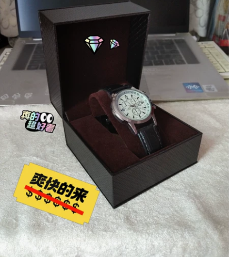 男士多功能夜光非机械皮带石英表礼物 简约大...