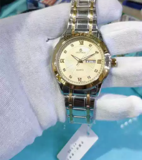 正品男士手表 全钢表带 永不生锈 进口双日...