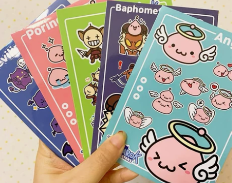 仙境传说RO 贴纸可爱怪物 波利 天波 恶...