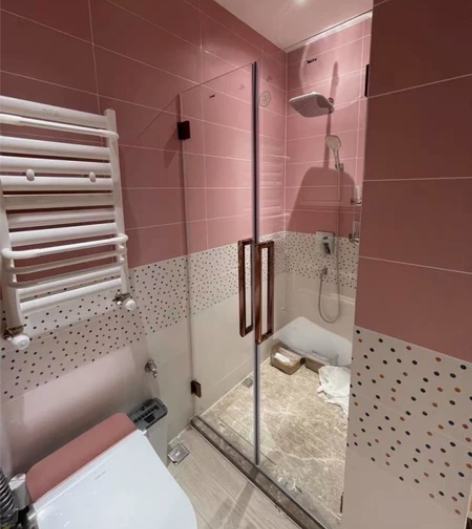 极简无边框淋浴房隔断/整体浴室/玻璃家用/...